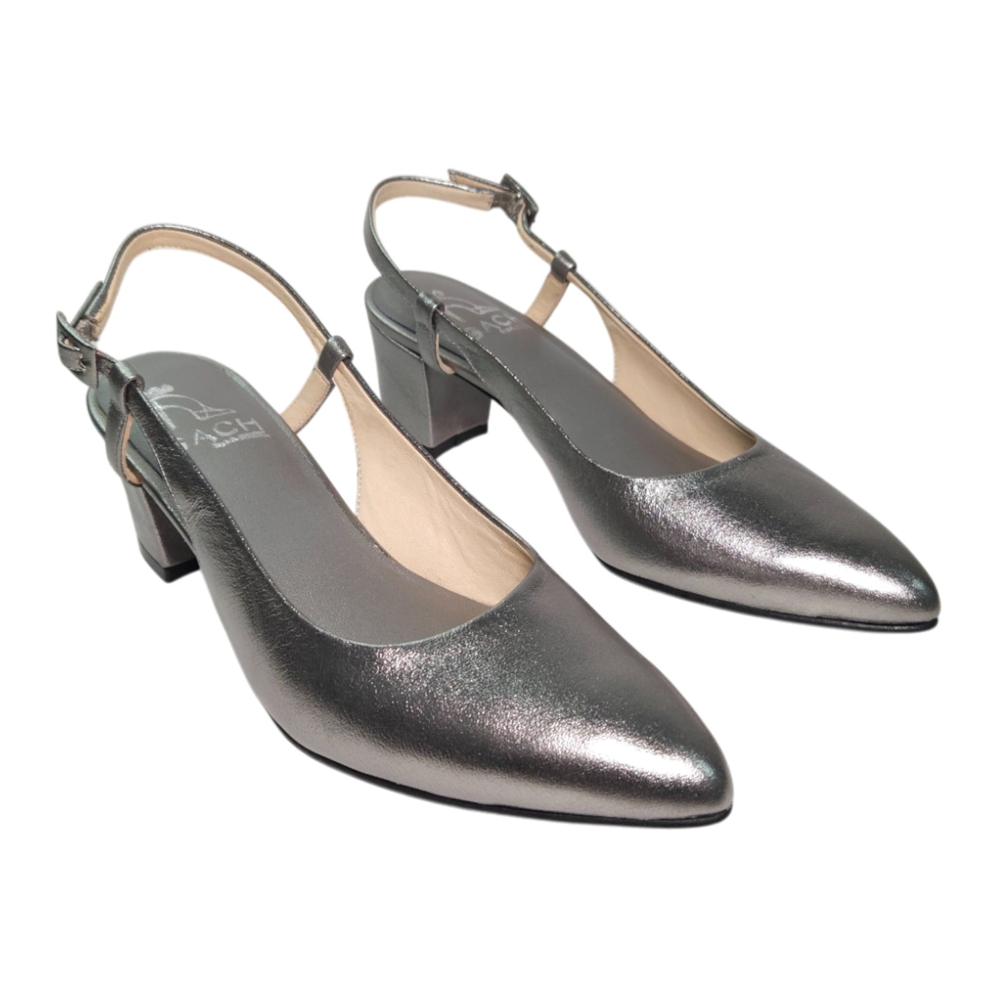 J785 SLINGBACKS PLATA QUEMADA (IT-06035)