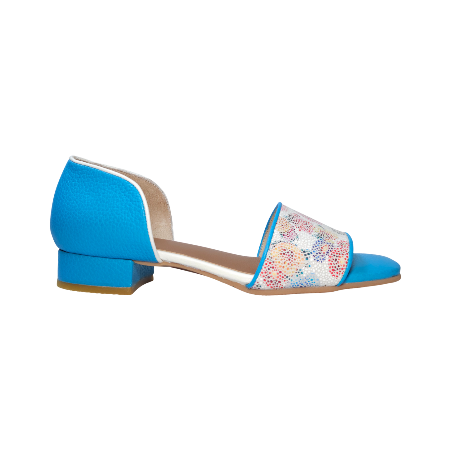 J843 SANDALIA CELESTE FLORES (IT-06182)