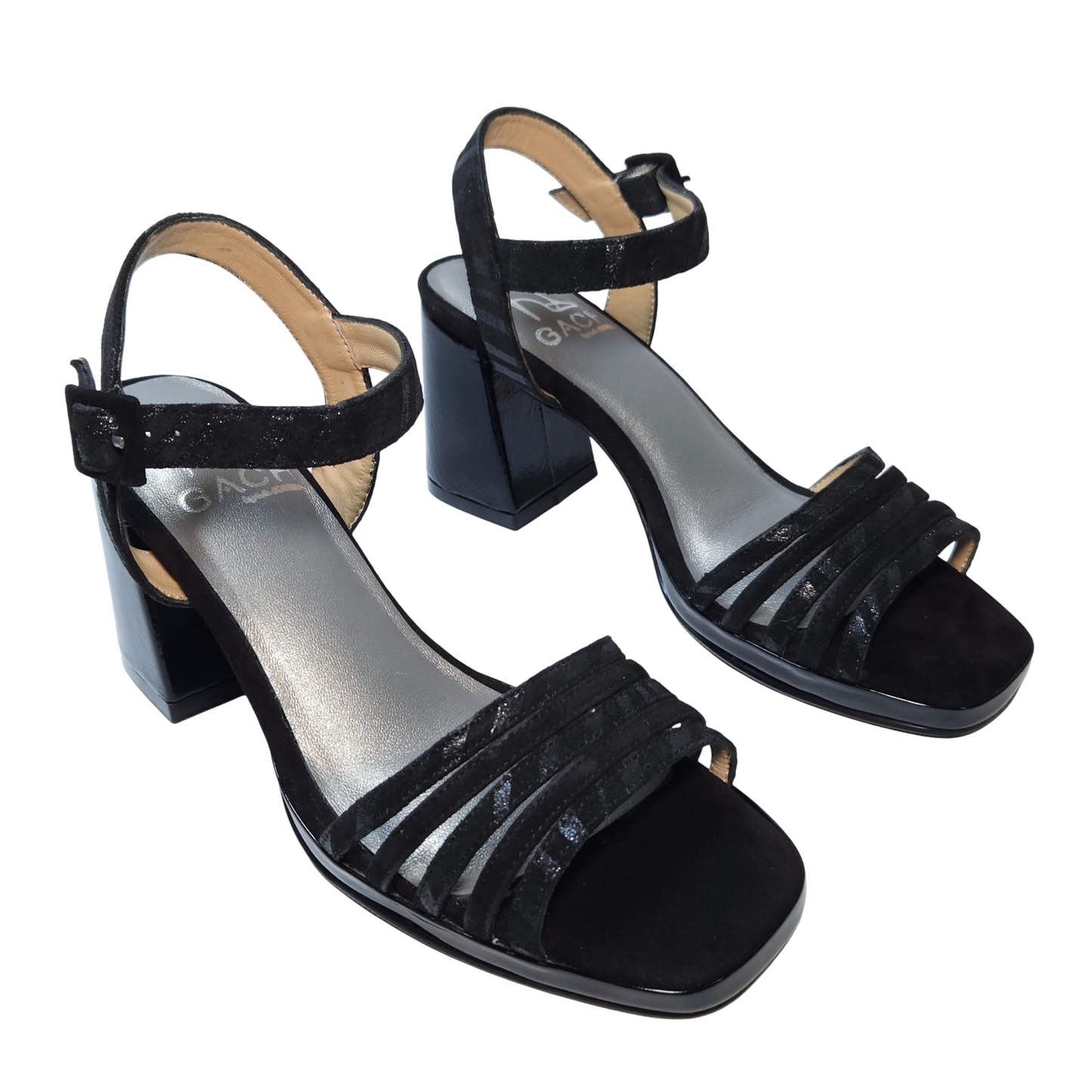 J3188 SANDALIA NEGRA RAYAS (IT-06156)