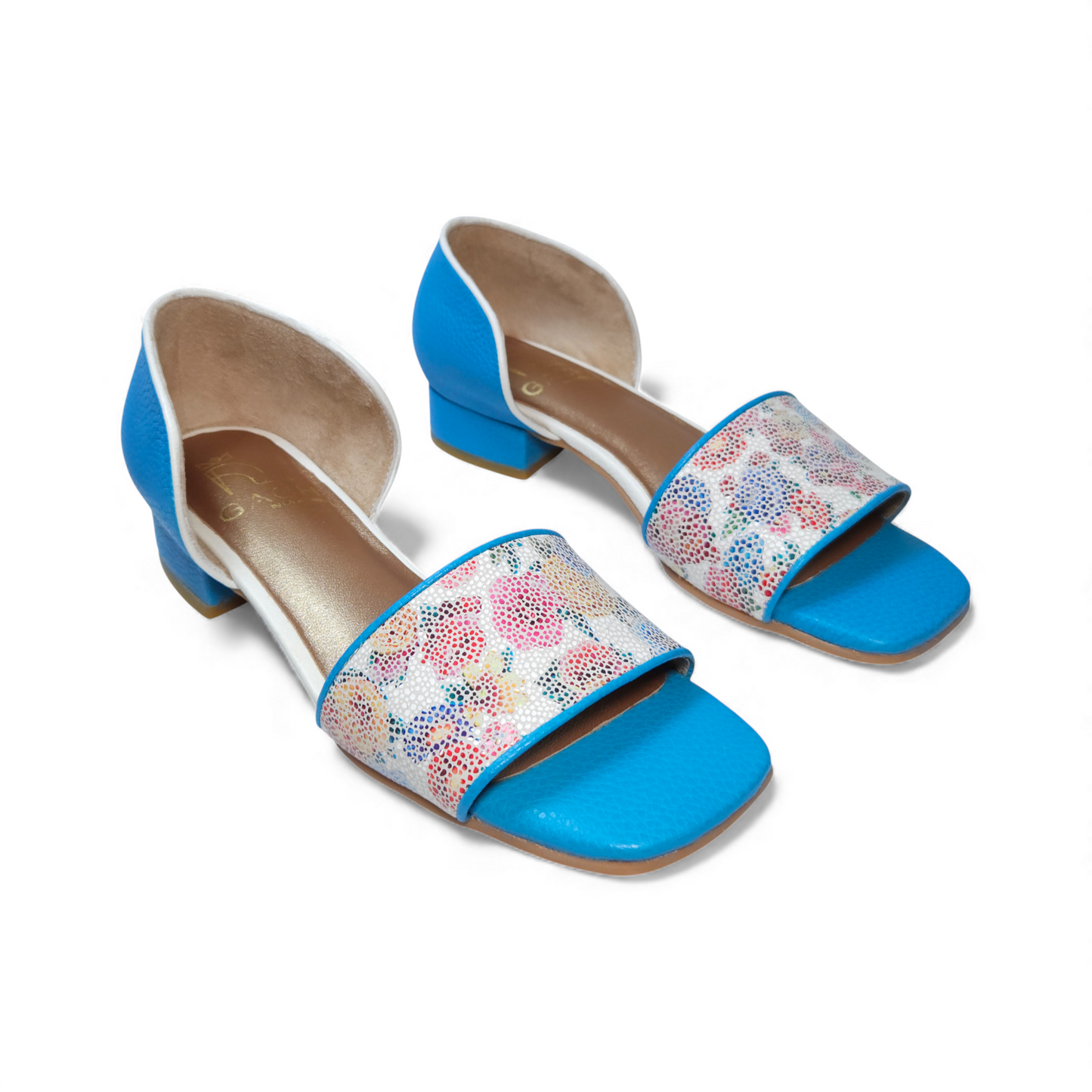 J843 SANDALIA CELESTE FLORES (IT-06182)