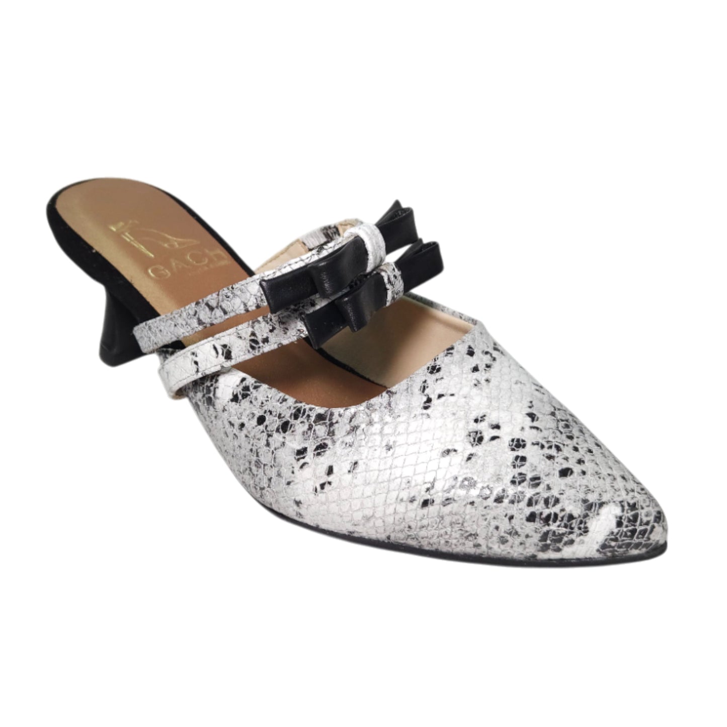 J793 PUNTILLA PRINT BLANCO/NEGRO (IT-06042)