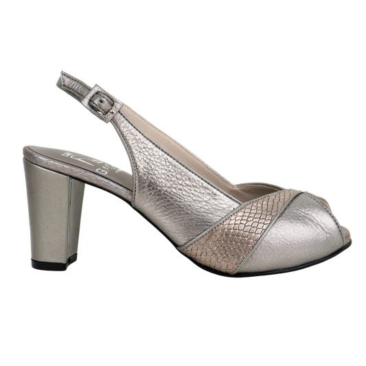 J1358 SANDALIA PLATA QUEMADA (IT-04246)