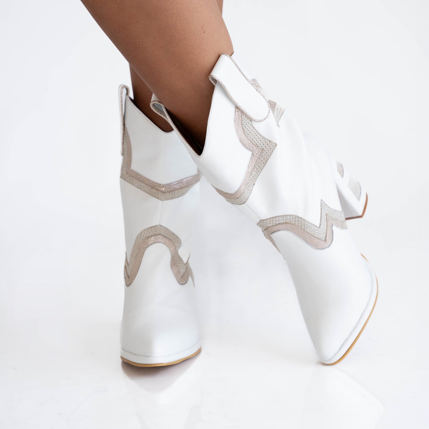 Botas - Cuero Blanco (IT-04821)