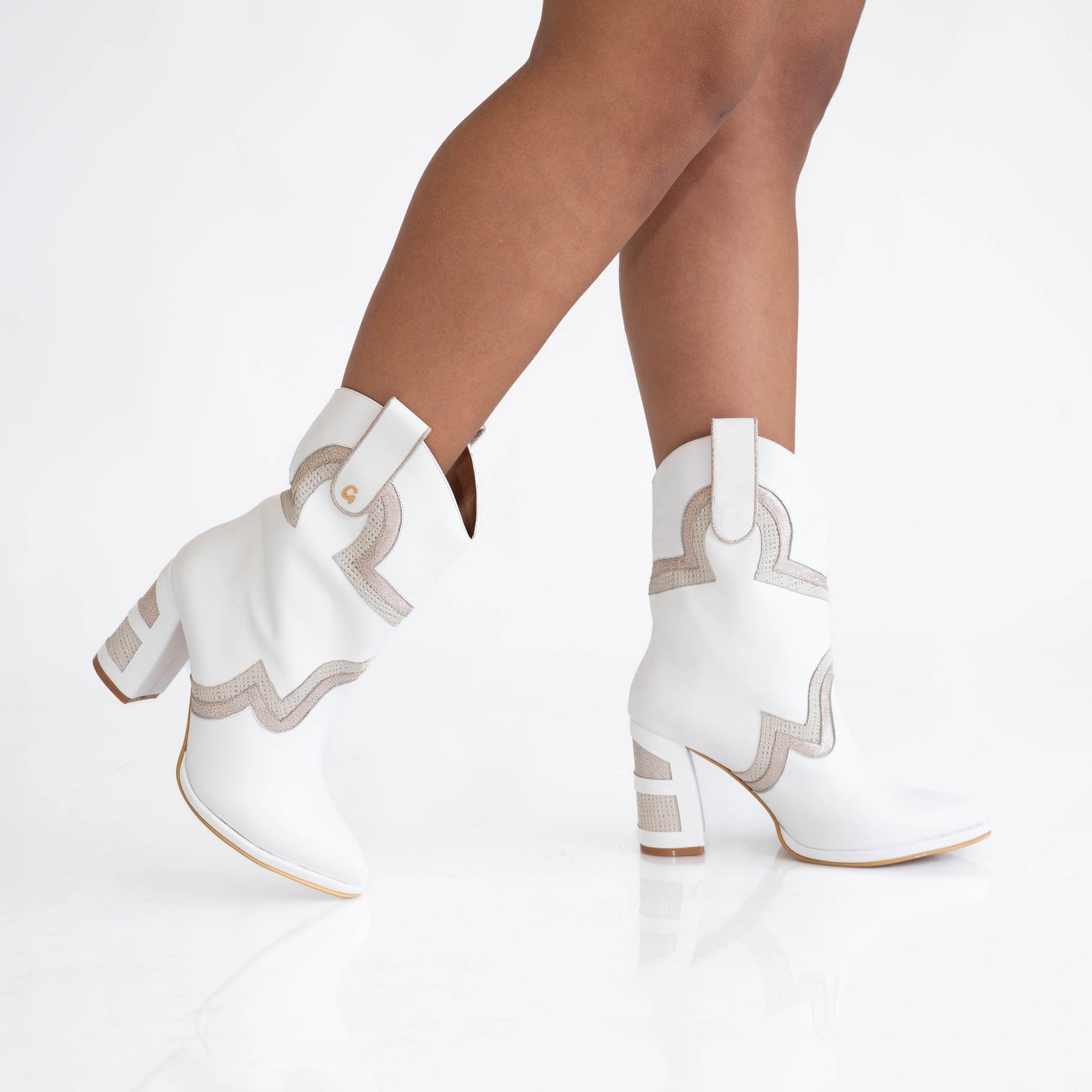 Botas - Cuero Blanco (IT-04821)
