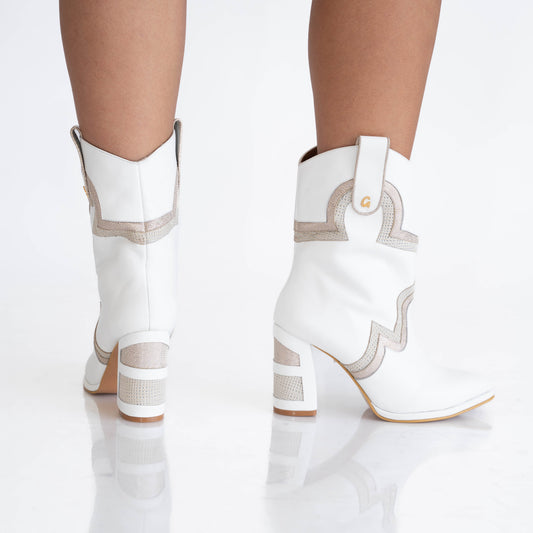 Botas - Cuero Blanco (IT-04821)
