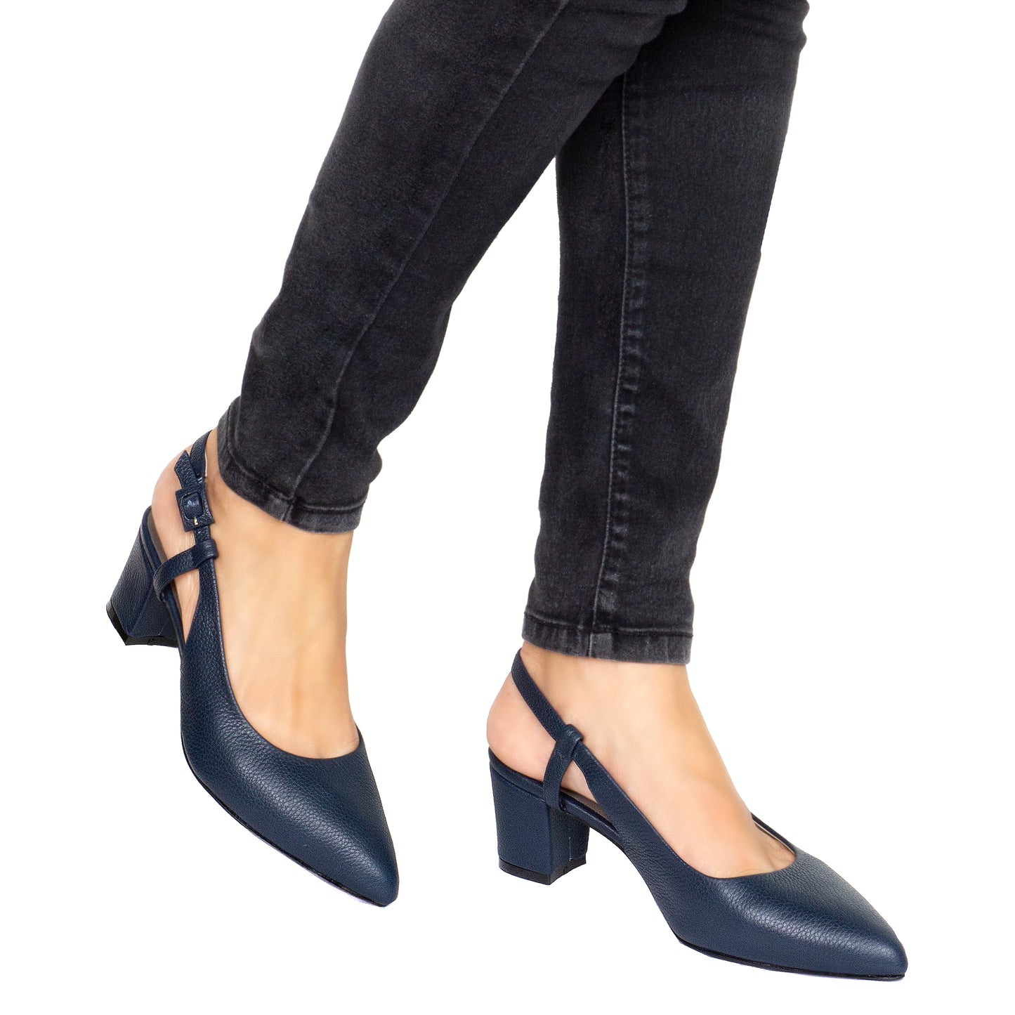 J785 SLINGBACKS AZUL MARINO (IT-04557)