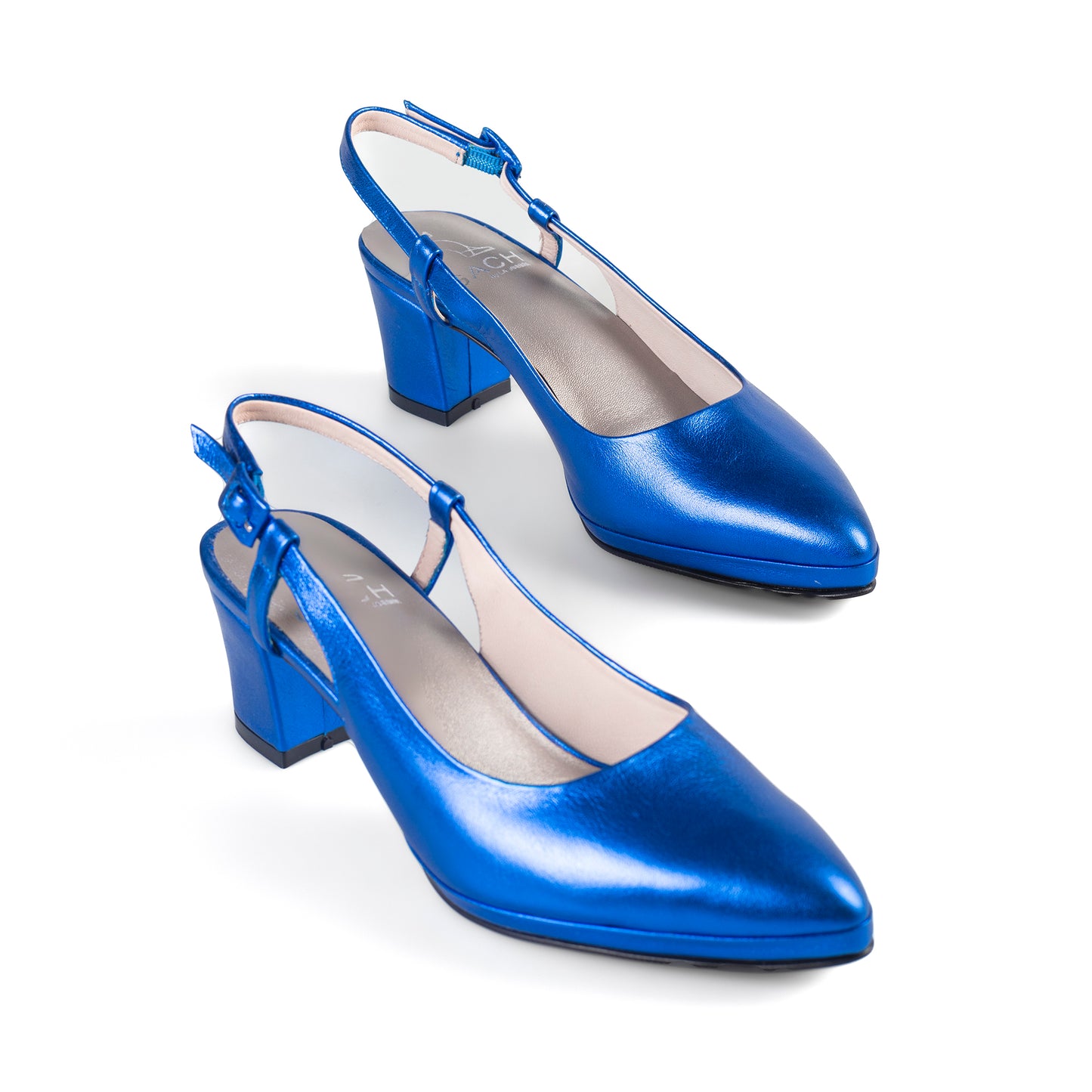 J785 SLINGBACKS AZULINO METALIZADO (IT-05315)