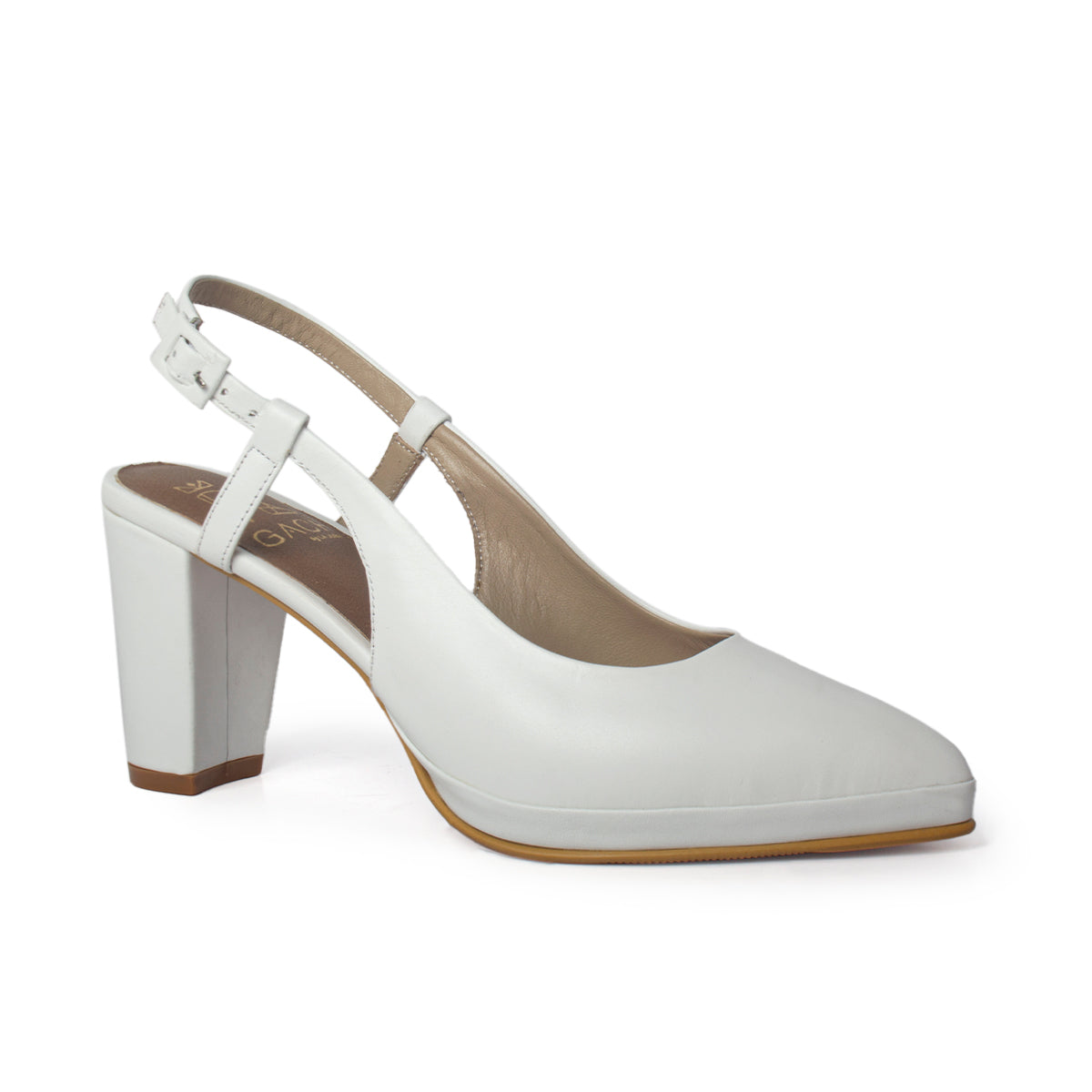 J785 SLINGBACKS BLANCAS (IT-05690)