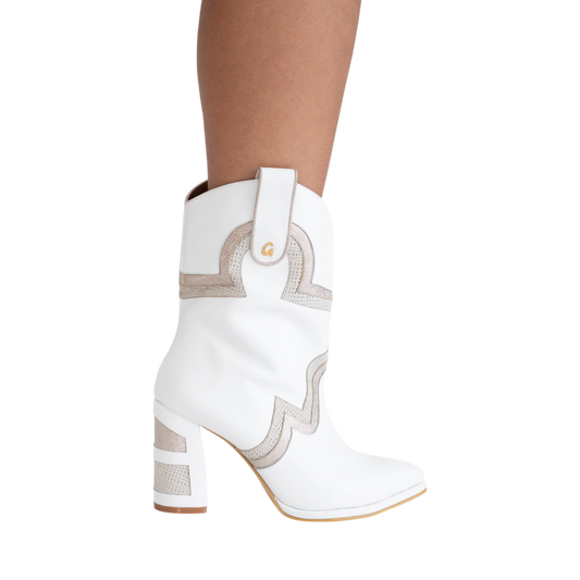 Botas - Cuero Blanco (IT-04821)