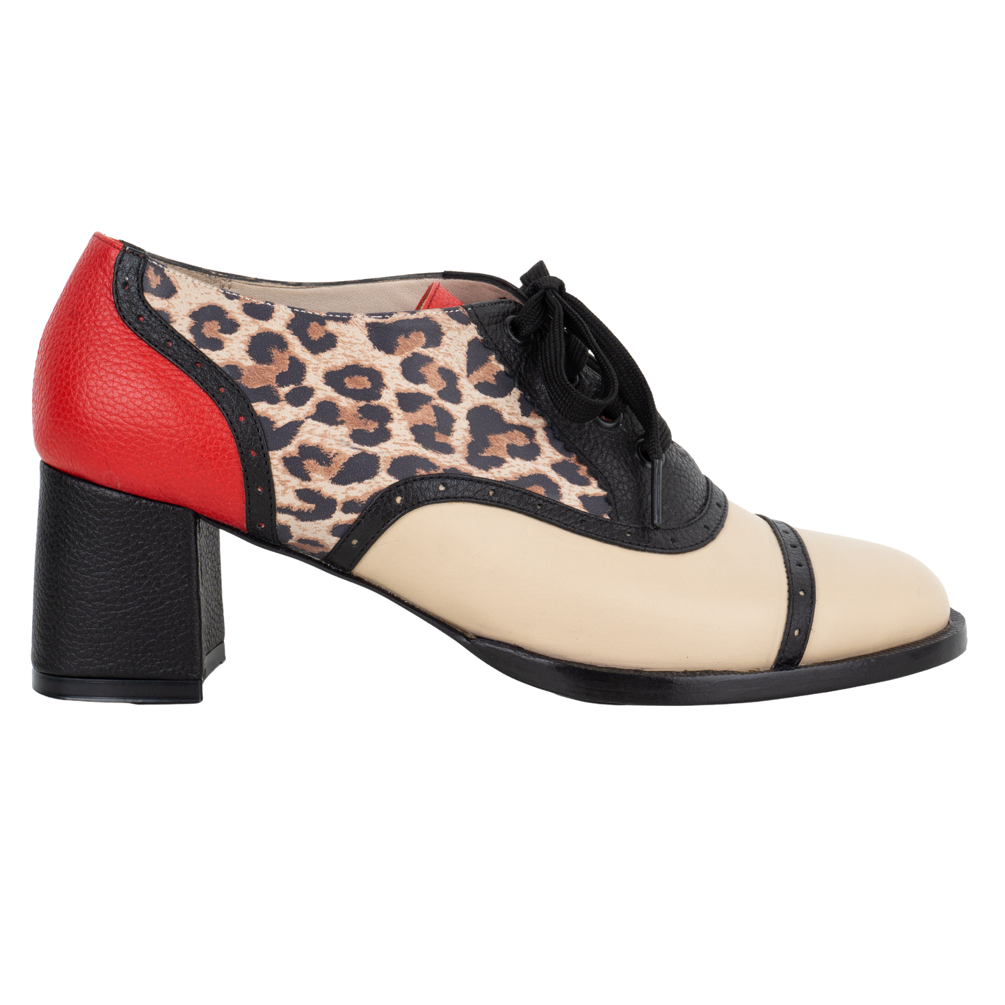 J453 OXFORD PRINT/BEIGE (IT-04822)