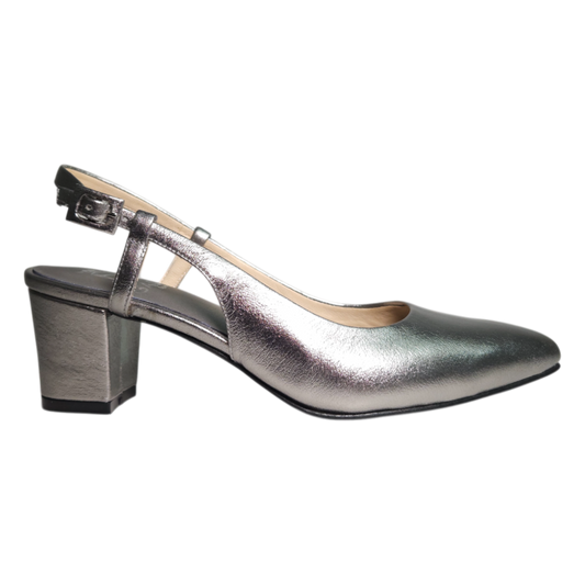J785 SLINGBACKS PLATA QUEMADA (IT-06035)