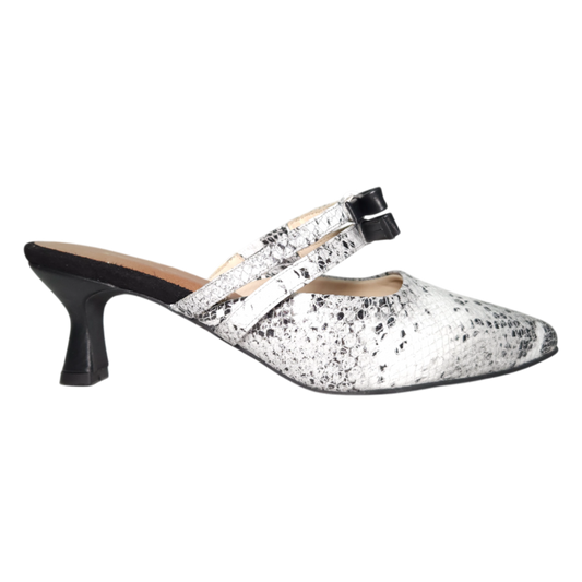J793 PUNTILLA PRINT BLANCO/NEGRO (IT-06042)
