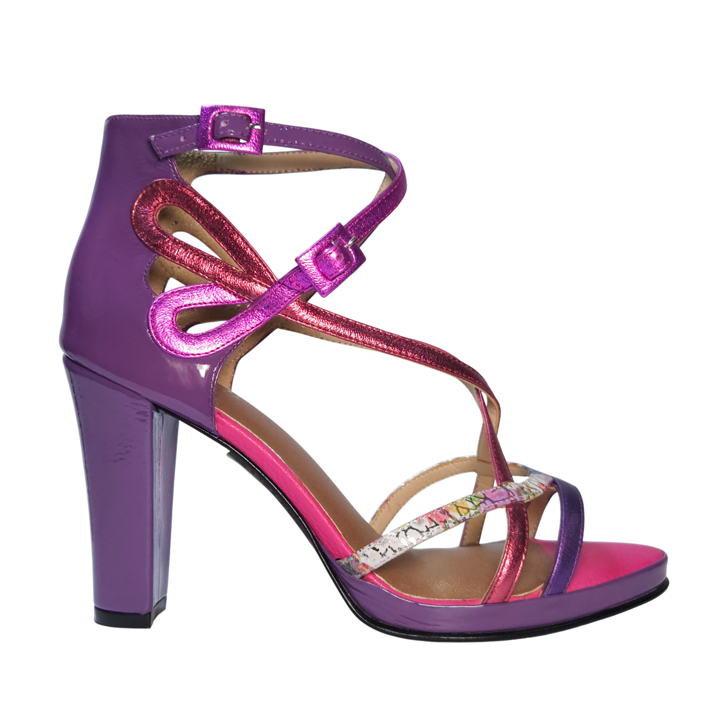 J696 SANDALIA MORADA (IT-06107)