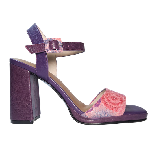 J3155 SANDALIA MORADO ROSA (IT-06120)