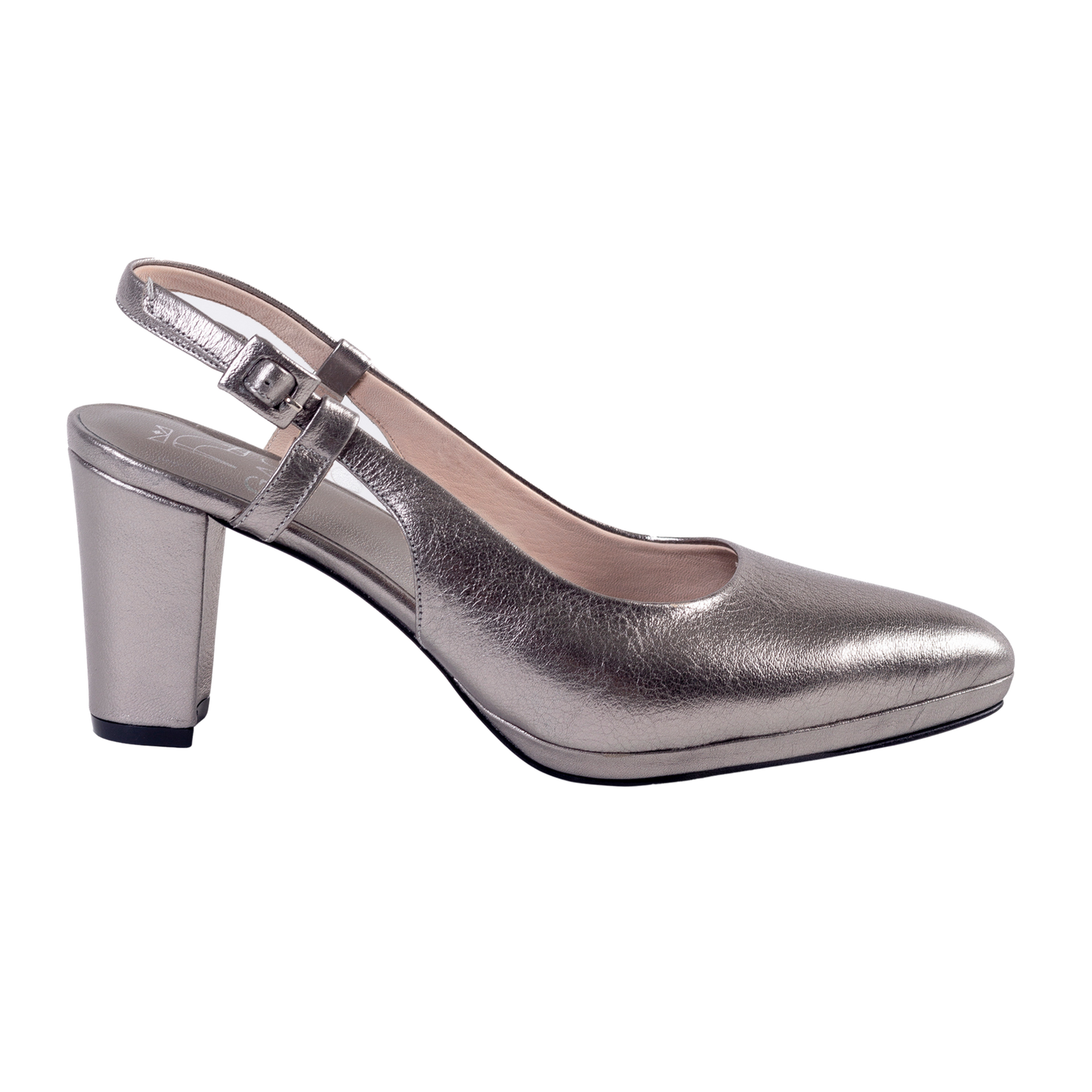 J785 SLINGBACKS PLATA QUEMADA (IT-05146)